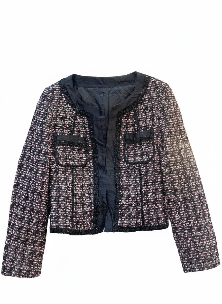 Women's Classic Tweed Boucle Jacket